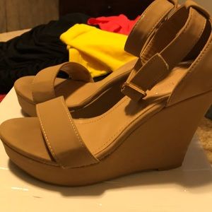 Tan wedges